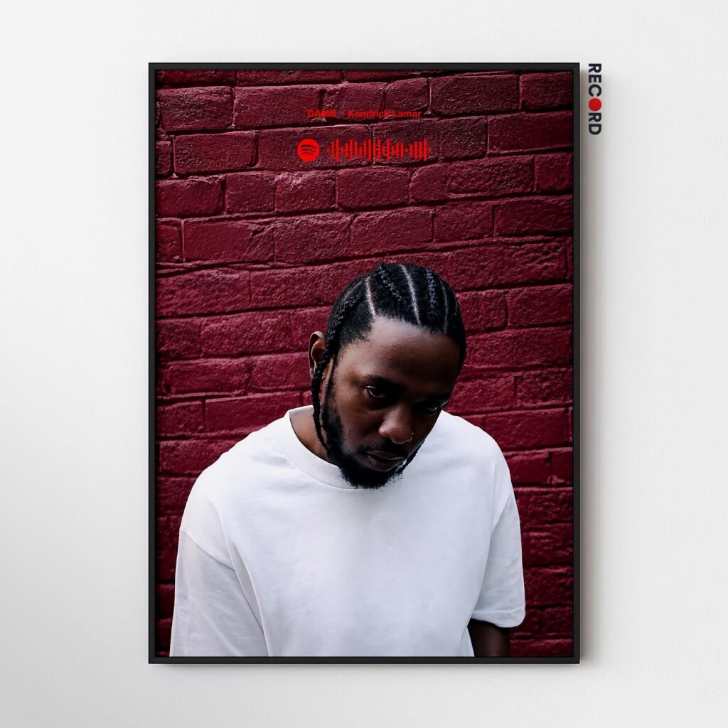 Kendrick Lamar 'Damn' Spotify Poster