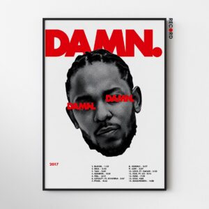 Kendrick Lamar 'Damn' Tracklist Poster