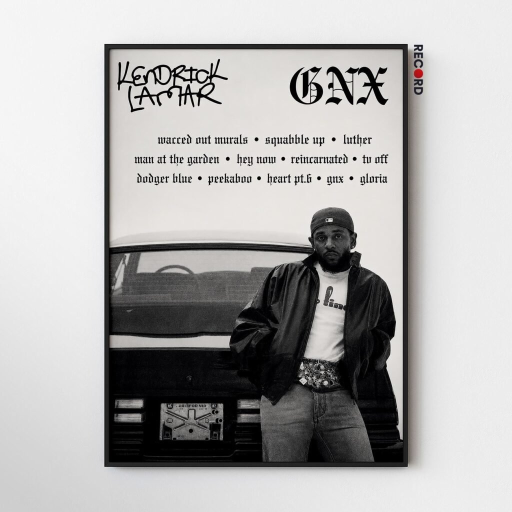 Kendrick Lamar 'GNX' Tracklist Poster