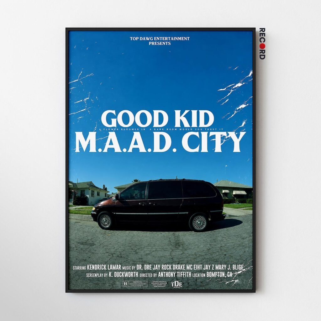 Kendrick Lamar 'Good Kid M.A.A.D City' Poster
