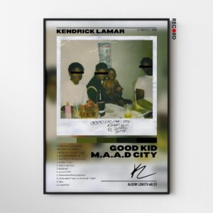 Kendrick Lamar 'Good Kid M.A.A.D City' Album Poster