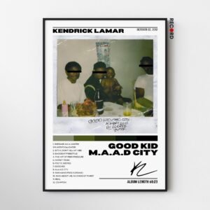 Kendrick Lamar 'Good Kid M.A.A.D City' Album Poster