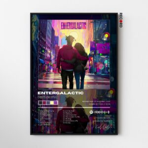 Kid Cudi 'Entergalactic' Album Poster