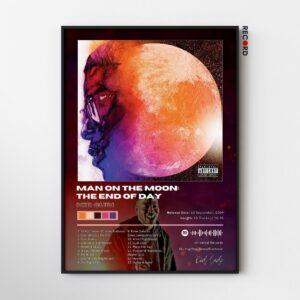 Kid Cudi 'Man On The Moon' Album Poster