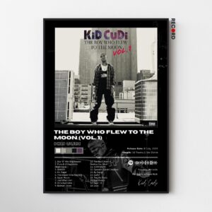 Kid Cudi 'The Boy Who Flew To The Moon (Vol 1)' Album Poster