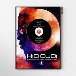 Kid Cudi 'The Man On The Moon' Plaque Poster