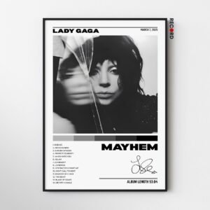 Lady Gaga 'Mayhem' Album Poster