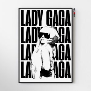 Lady Gaga 'Typography' Poster