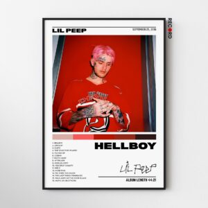Lil Peep 'Hellboy' Album Poster