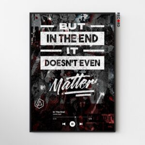 Linkin Park 'In The End' Poster