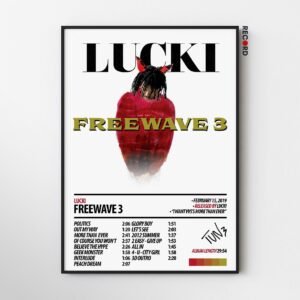 Lucki 'Freewave 3' Album Poster