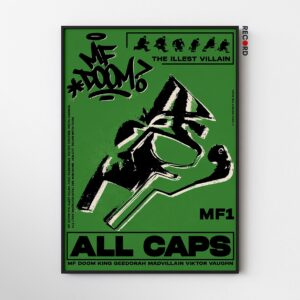 MF DOOM 'ALL CAPS MF1' Poster
