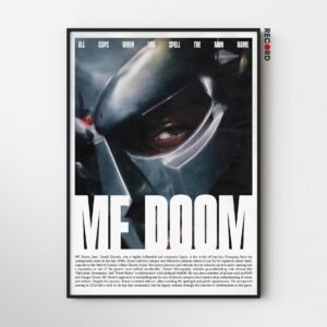 MF DOOM 'All Caps When You Spell The Name' Poster