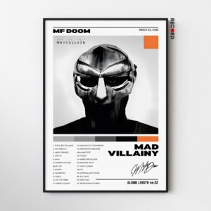 MF DOOM 'Mad Villainy' Album Poster