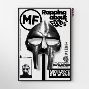 MF DOOM 'Rapping About Food?' Poster