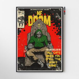 MF DOOM 'Worlds Illest Villain' Poster