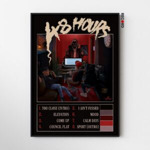 M Huncho '48 Hours' Album Poster