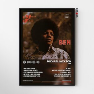Michael Jackson 'Ben' Album Poster