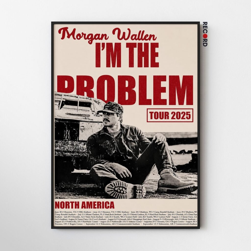 Morgan Wallen 'I'm The Problem Tour' Poster
