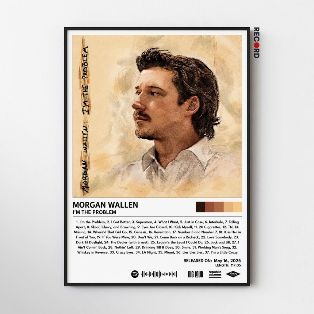 Morgan Wallen 'I'm The Problem' Album Poster