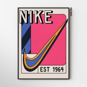 Nike 1964 Pink Vintage Poster