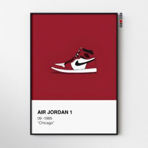 Nike Air Jordan 1 'Chicago' Poster