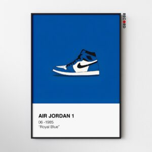 Nike Air Jordan 1 'Royal Blue' Poster