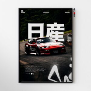 Nissan 180SX 'Cover' Poster