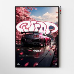Nissan GTR Poster
