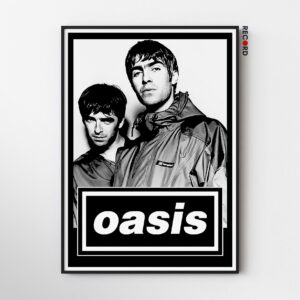 Oasis 'B&W' Poster