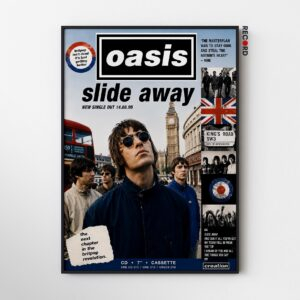 Oasis 'Slide Away' Poster