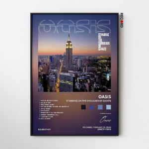 Oasis 'Standing On The Shoulder Of Giants' Album Poster