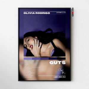 Olivia Rodrigo 'Guts' Album Poster