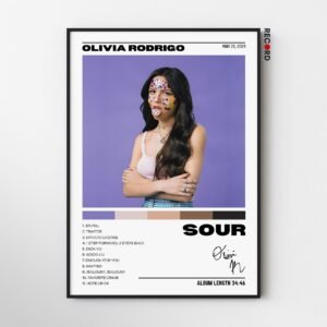 Olivia Rodrigo 'Sour' Album Poster