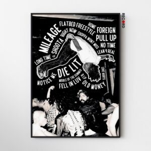Playboi Carti 'Die Lit' Typography Poster