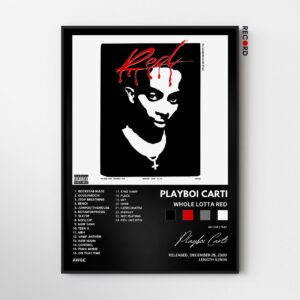 Playboi Carti 'Whole Lotta Red' Album Poster