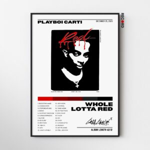 Playboi Carti 'Whole Lotta Red' Album Poster