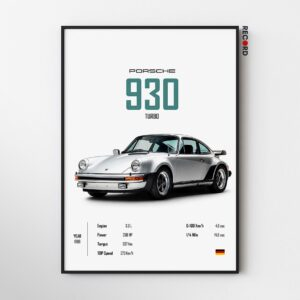 Porsche 930 Turbo Poster