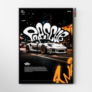 Porsche GT3 RS 'Cover' Poster