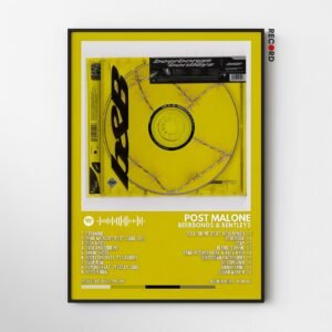Post Malone 'Beerbongs & Bentleys' Album Poster