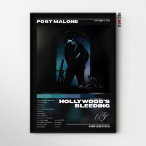 Post Malone 'Hollywood's Bleeding' Album Poster