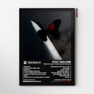 Post Malone 'Twelve Carat Toothache' (Deluxe) Album Poster