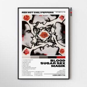 Red Hot Chili Peppers 'Blood Sugar Sex Magik' Album Poster
