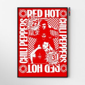 Red Hot Chili Peppers 'Vancouver' Poster