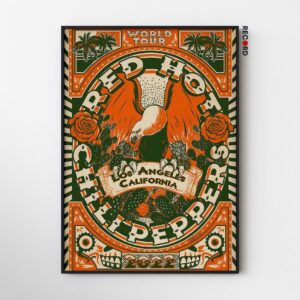Red Hot Chili Peppers 'World Tour' Poster