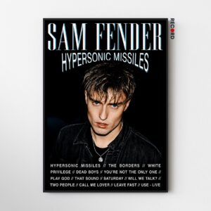 Sam Fender 'Hypersonic Missiles' Tracklist Poster