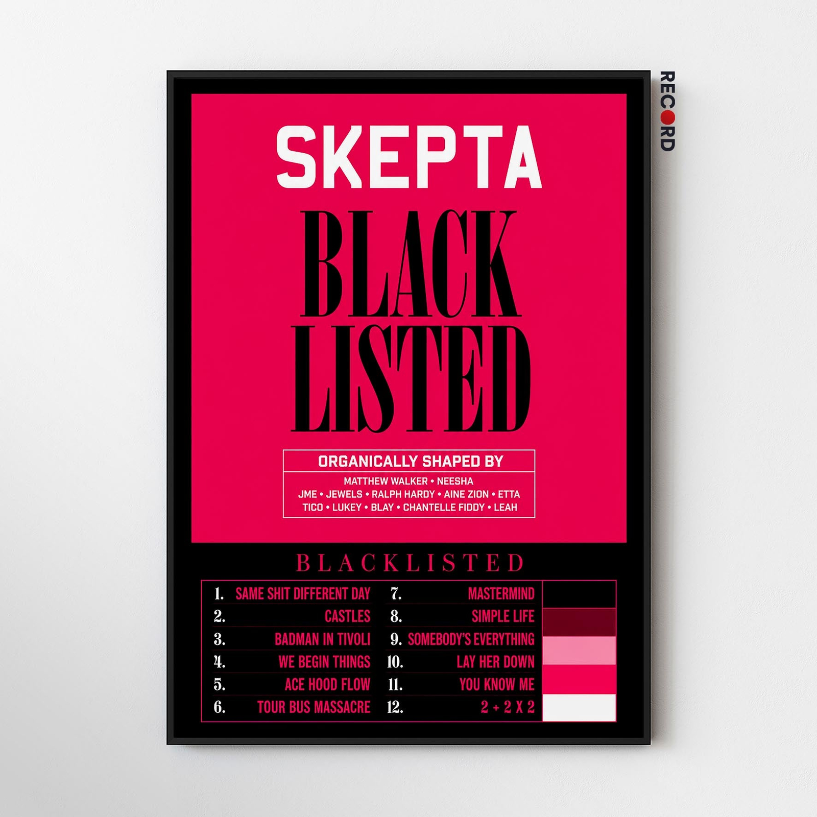 Skepta 'Blacklisted' Album Poster