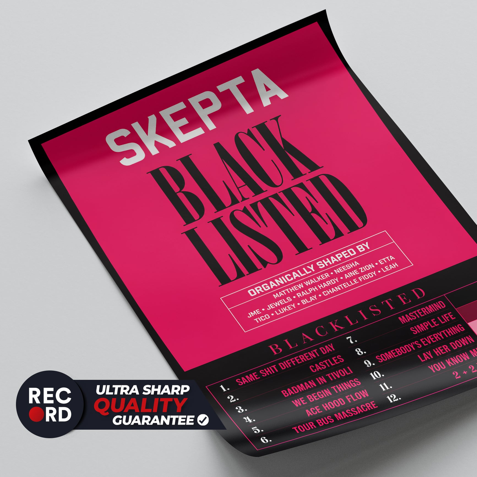 Skepta 'Blacklisted' Album Poster - Image 4