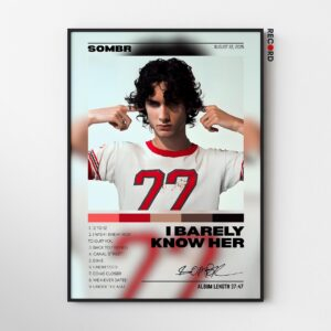 Sombr 'I Barely Know Her' Album Poster