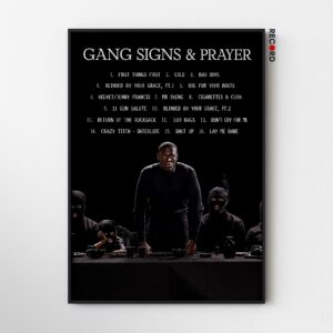Stormzy 'Gang Signs & Prayer' Tracklist Poster